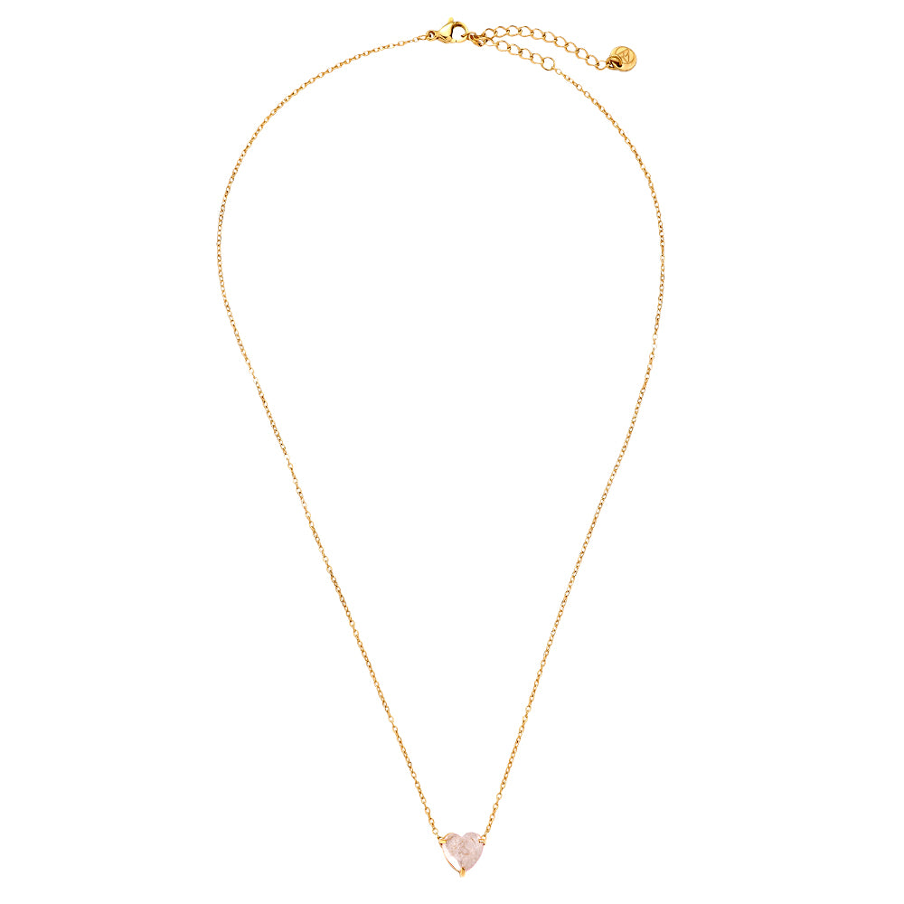 Blush Herz Halskette