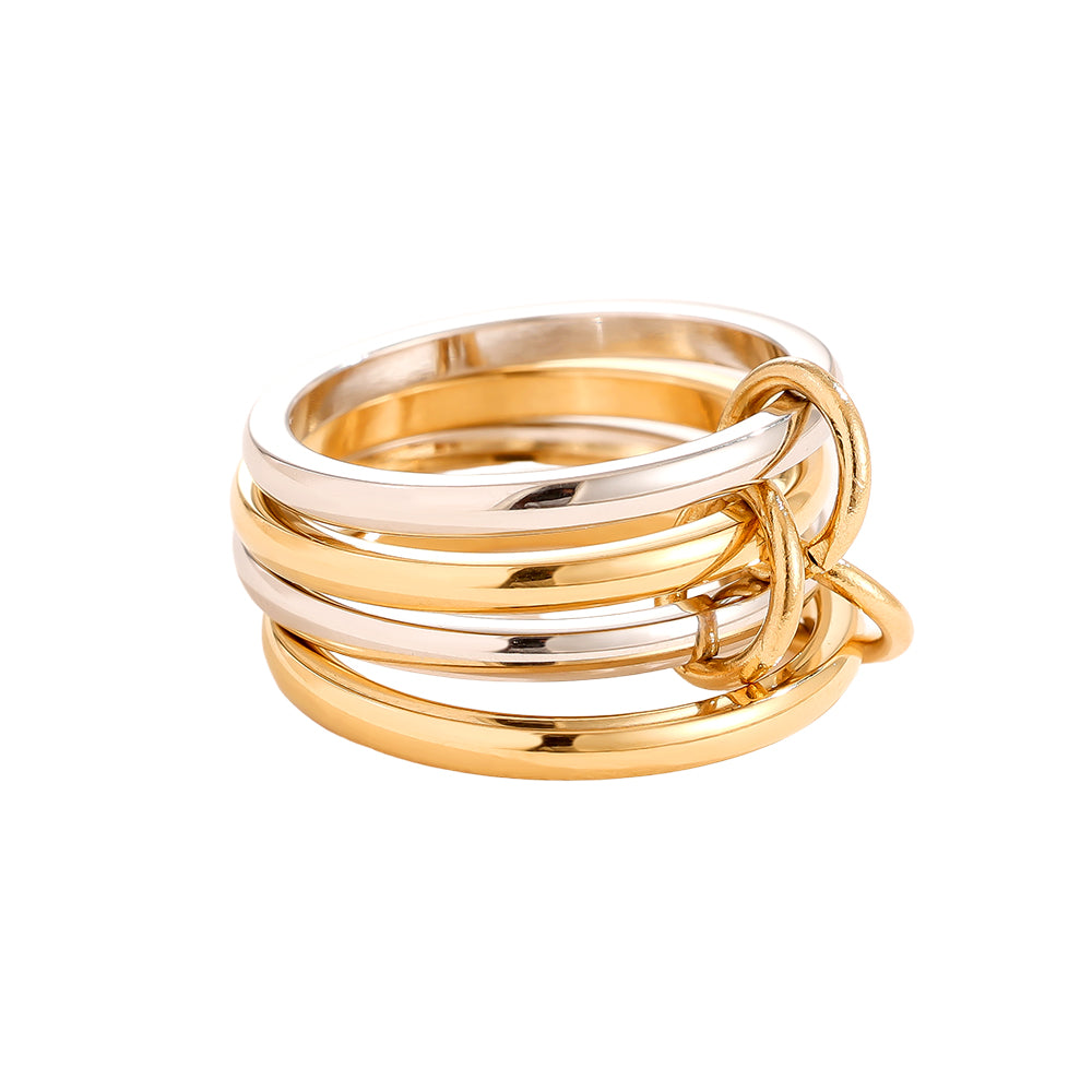 Simple Ring Set Edelstahl Ring