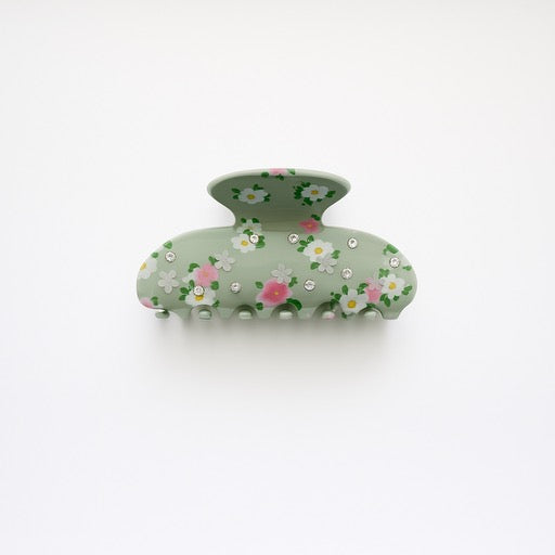 Blossom Hairclip grün