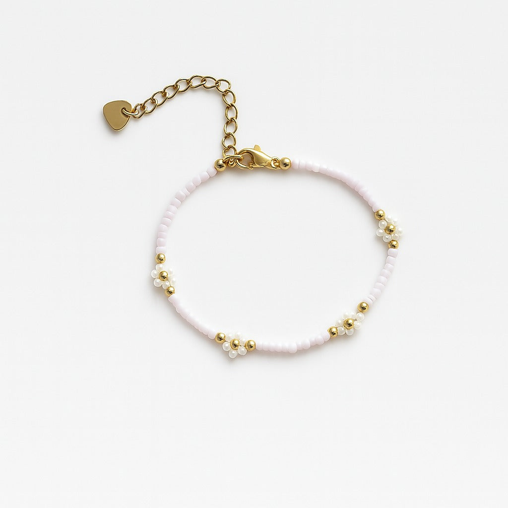 Perlenblüte Armband