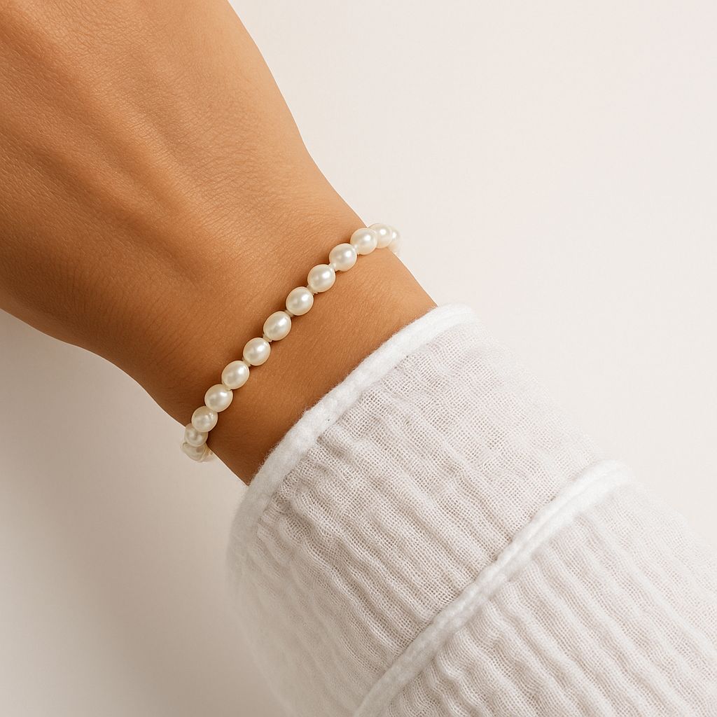 Süßwasser Perlenmagie Armband