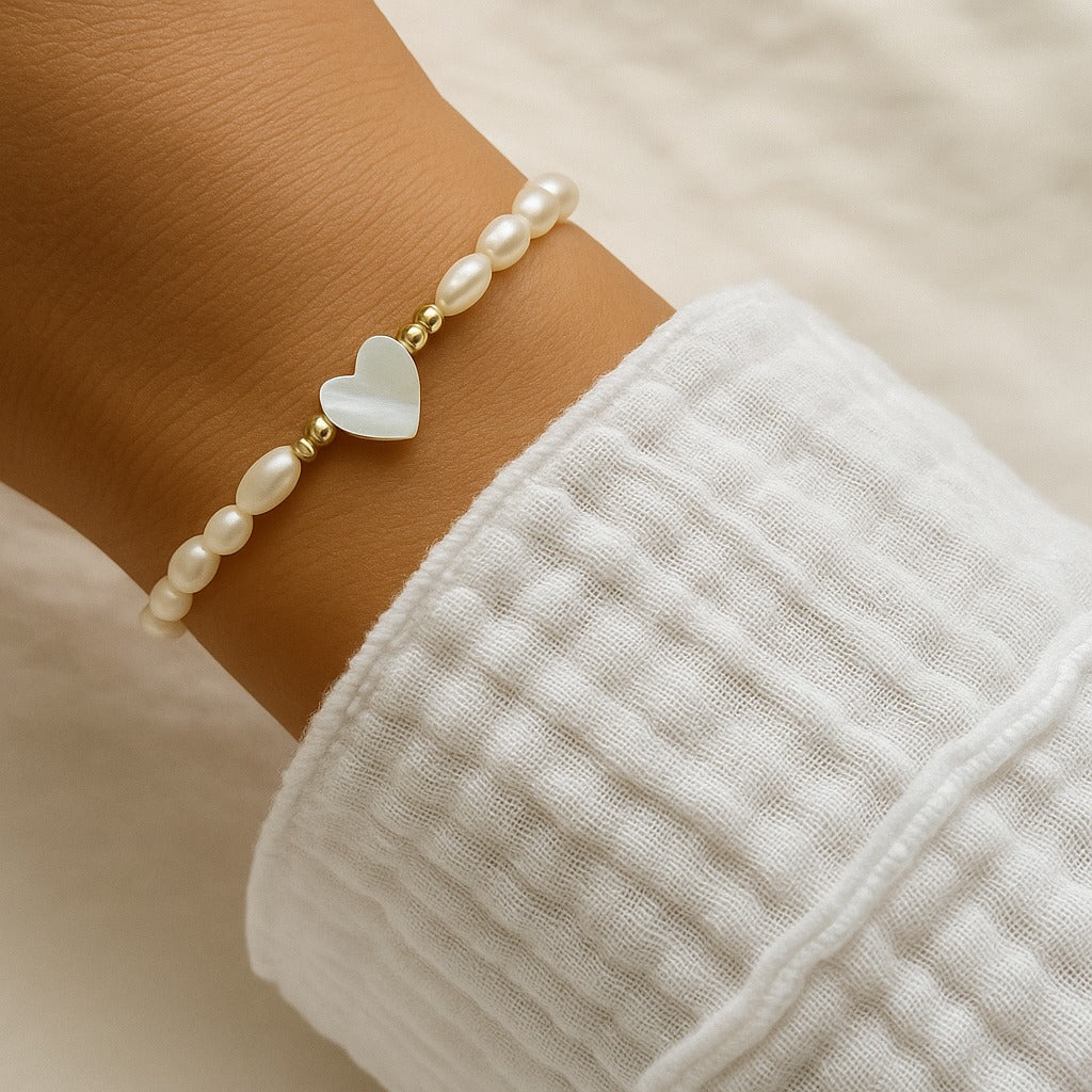 Süßwasser Perlenmagie Armband