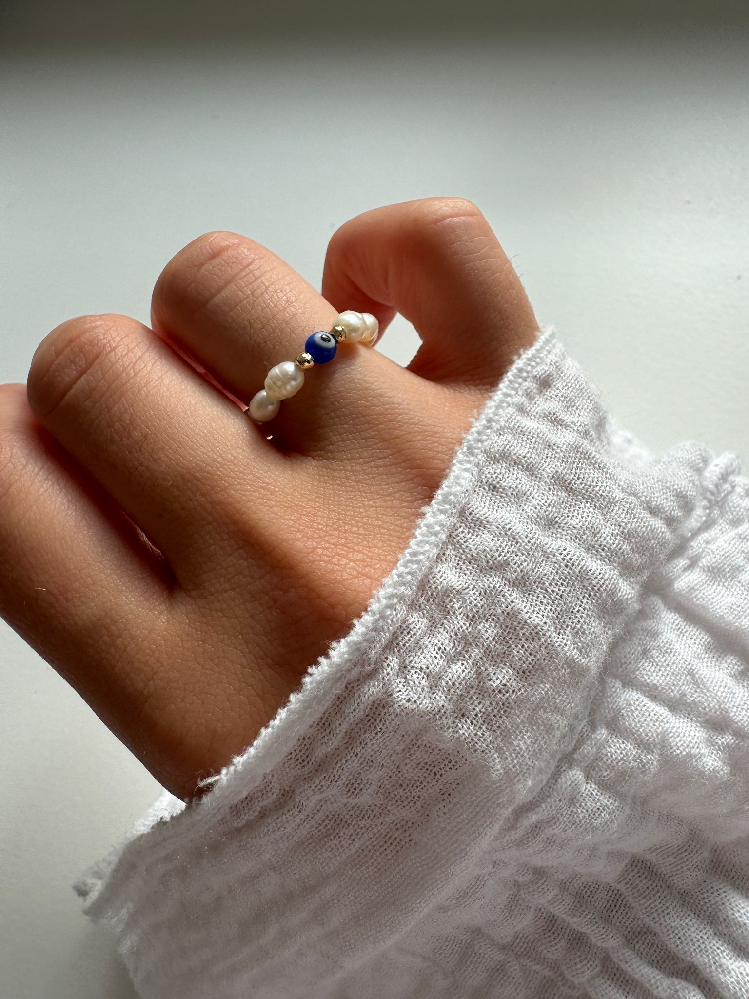 Süßwasserperlen Charm Ringe