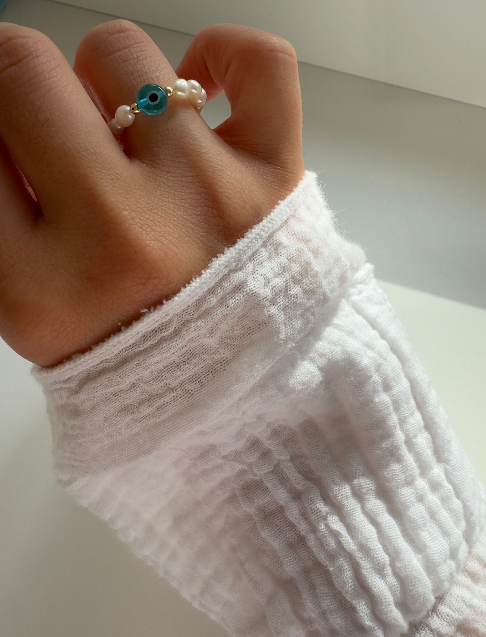 Süßwasserperlen Charm Ringe