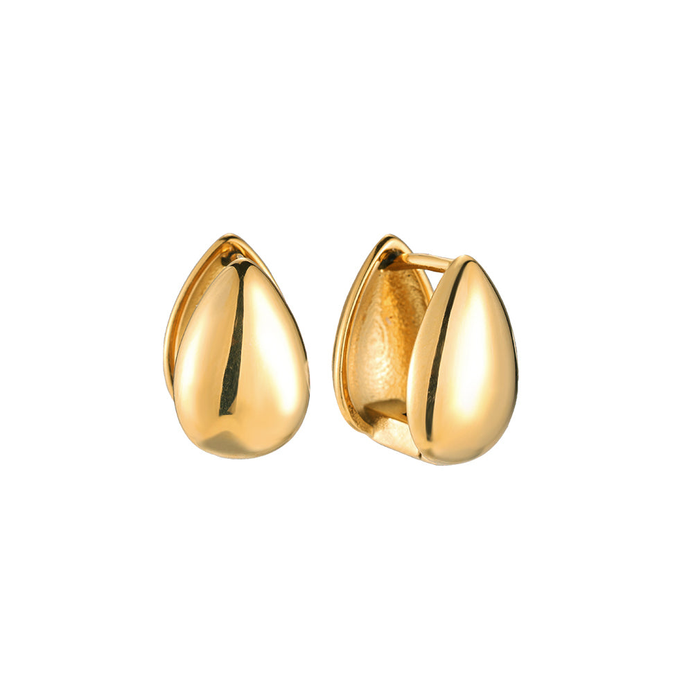 Goldtropfen Ohrringe