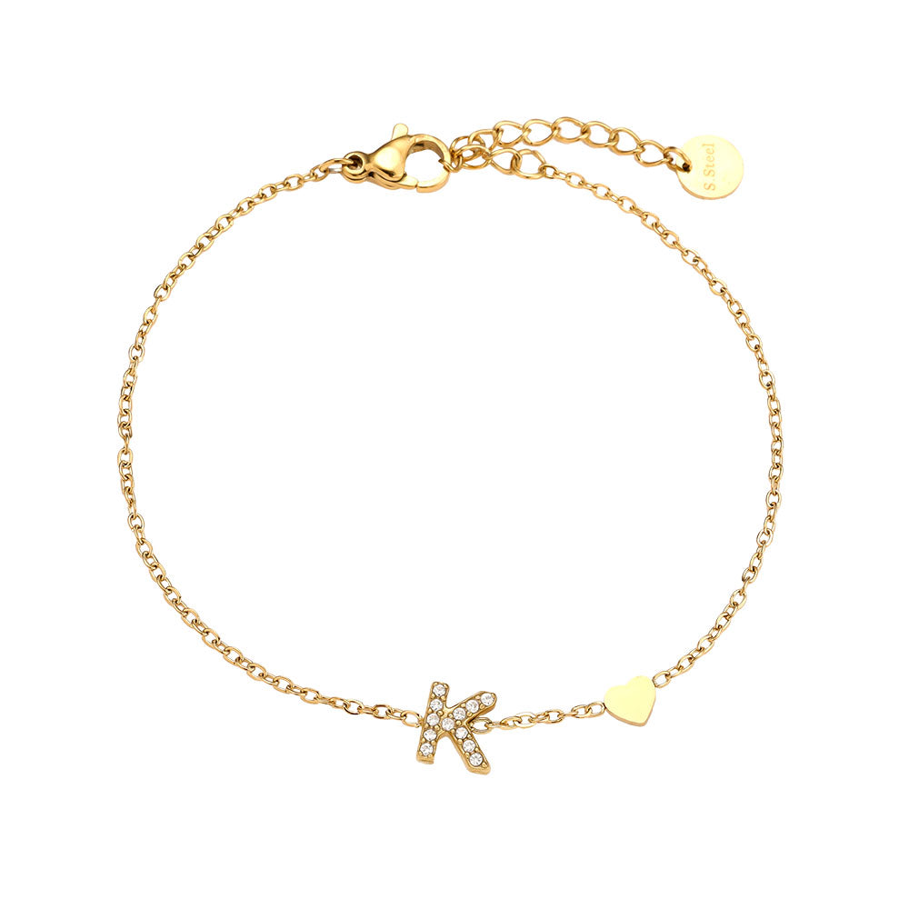 Buchstaben Armband