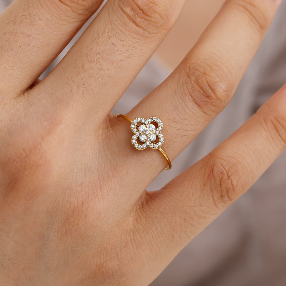 Royal Clover Ring