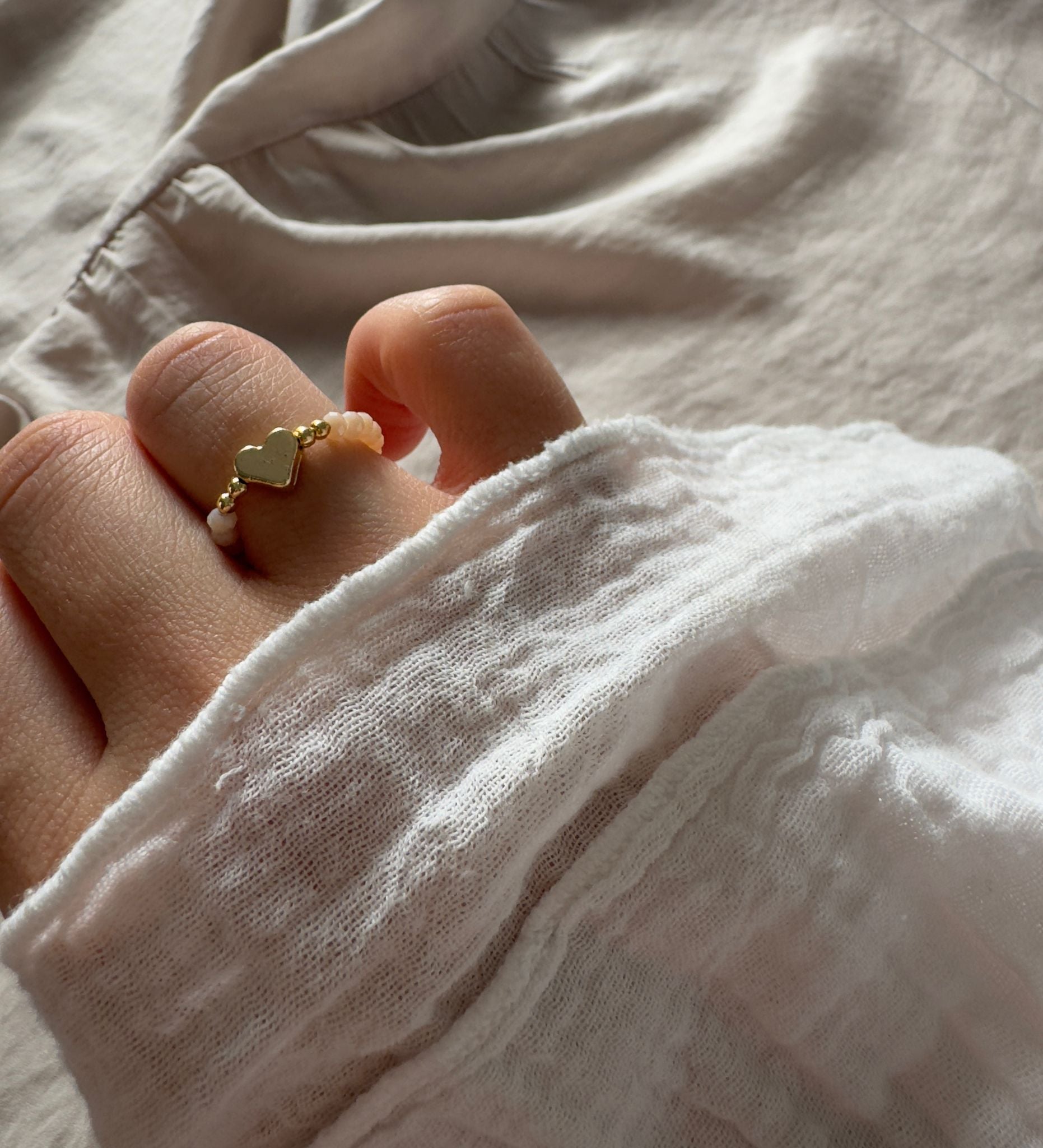 Kristall Charm Ringe