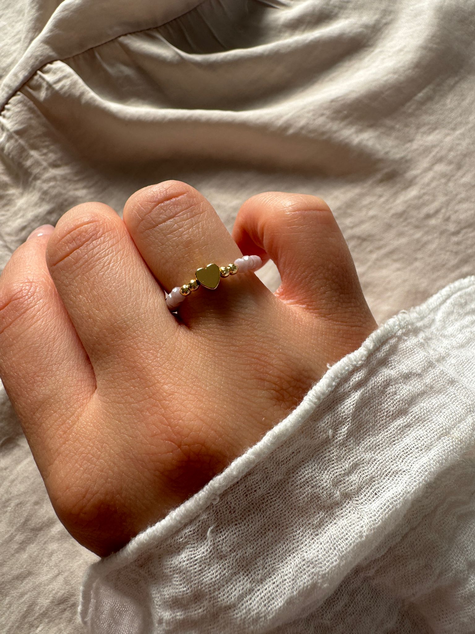 Kristall Charm Ringe