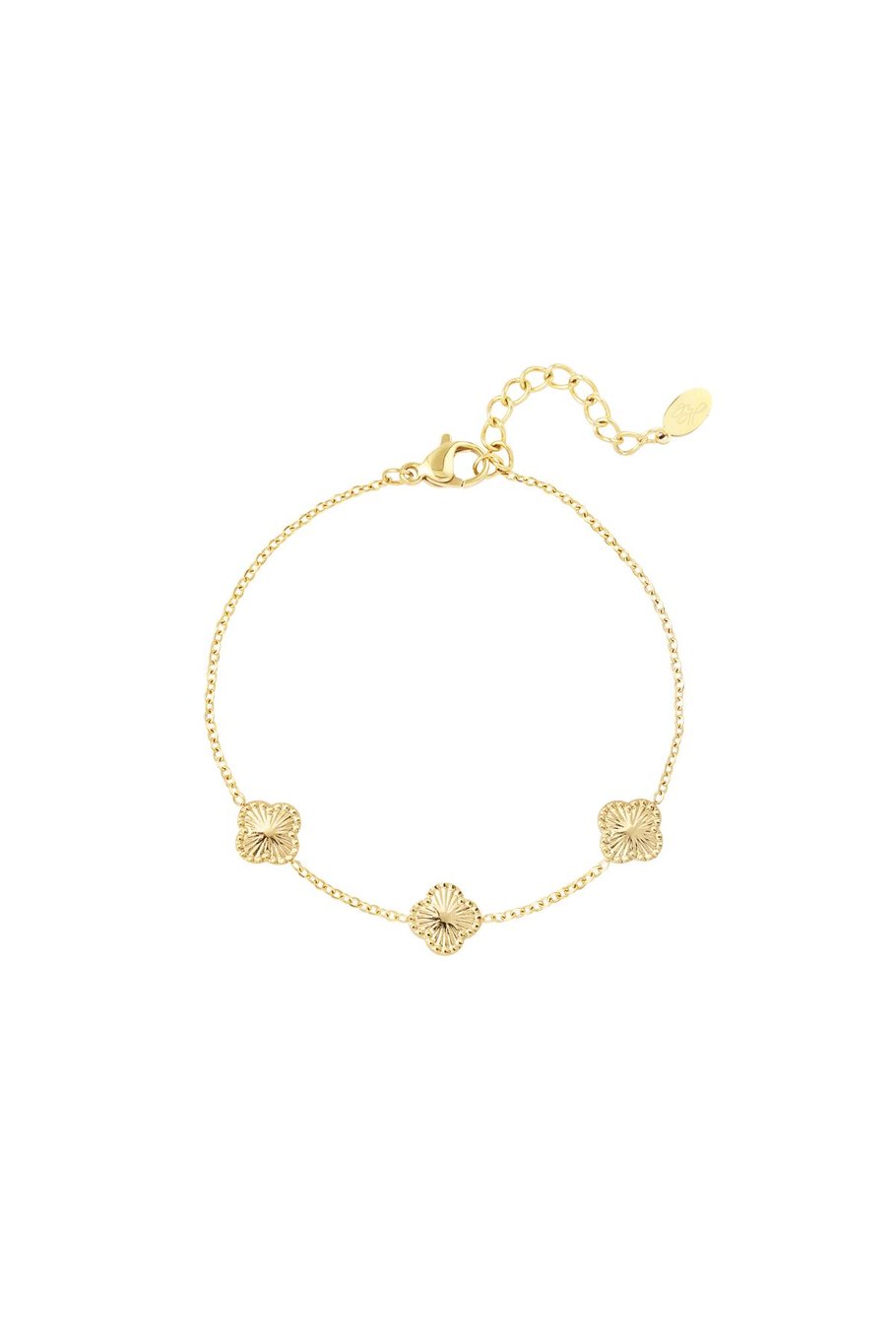 Trio-Clover Armband