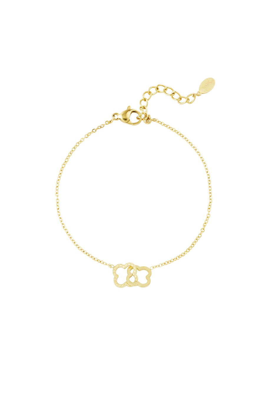 Doppel Clover Armband