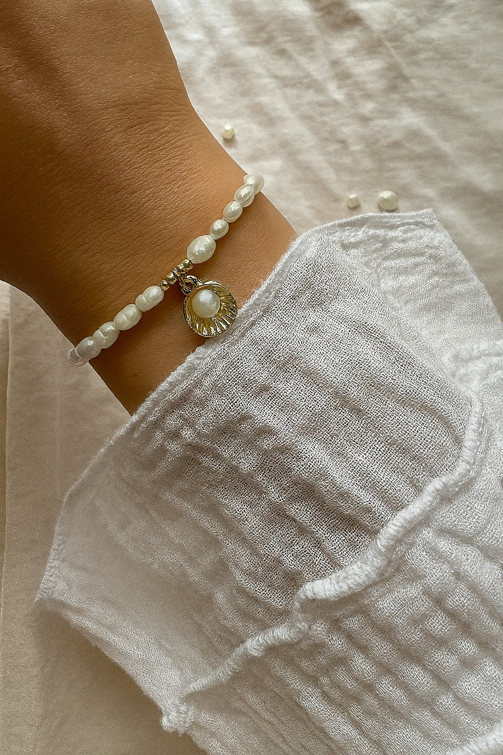 Süßwasser Perlenmagie Armband