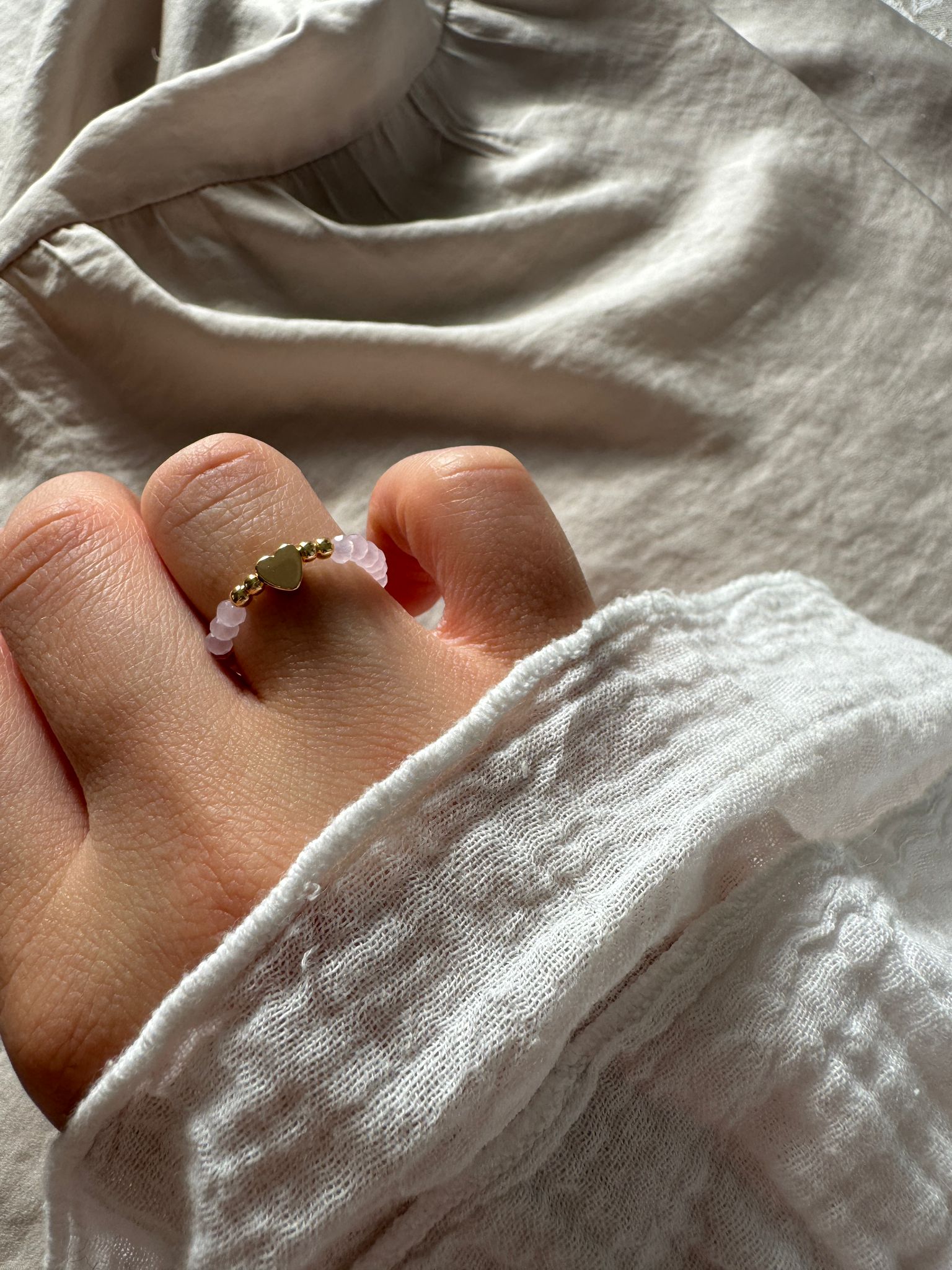 Kristall Charm Ringe