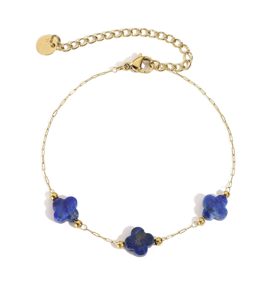 Trio-Cadena Trebol Armband