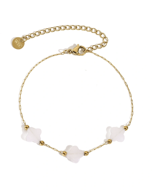 Trio-Cadena Trebol Armband