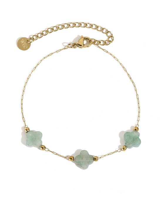 Trio-Cadena Trebol Armband