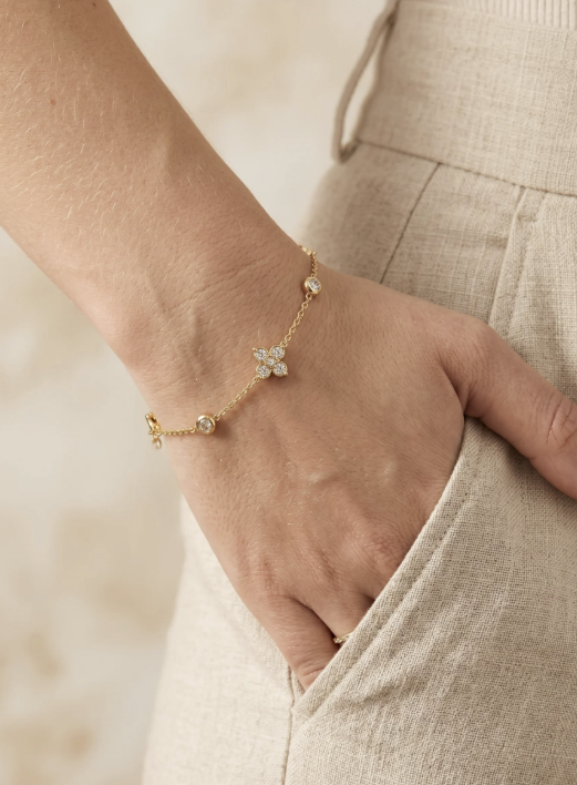 Filigranklee Armband
