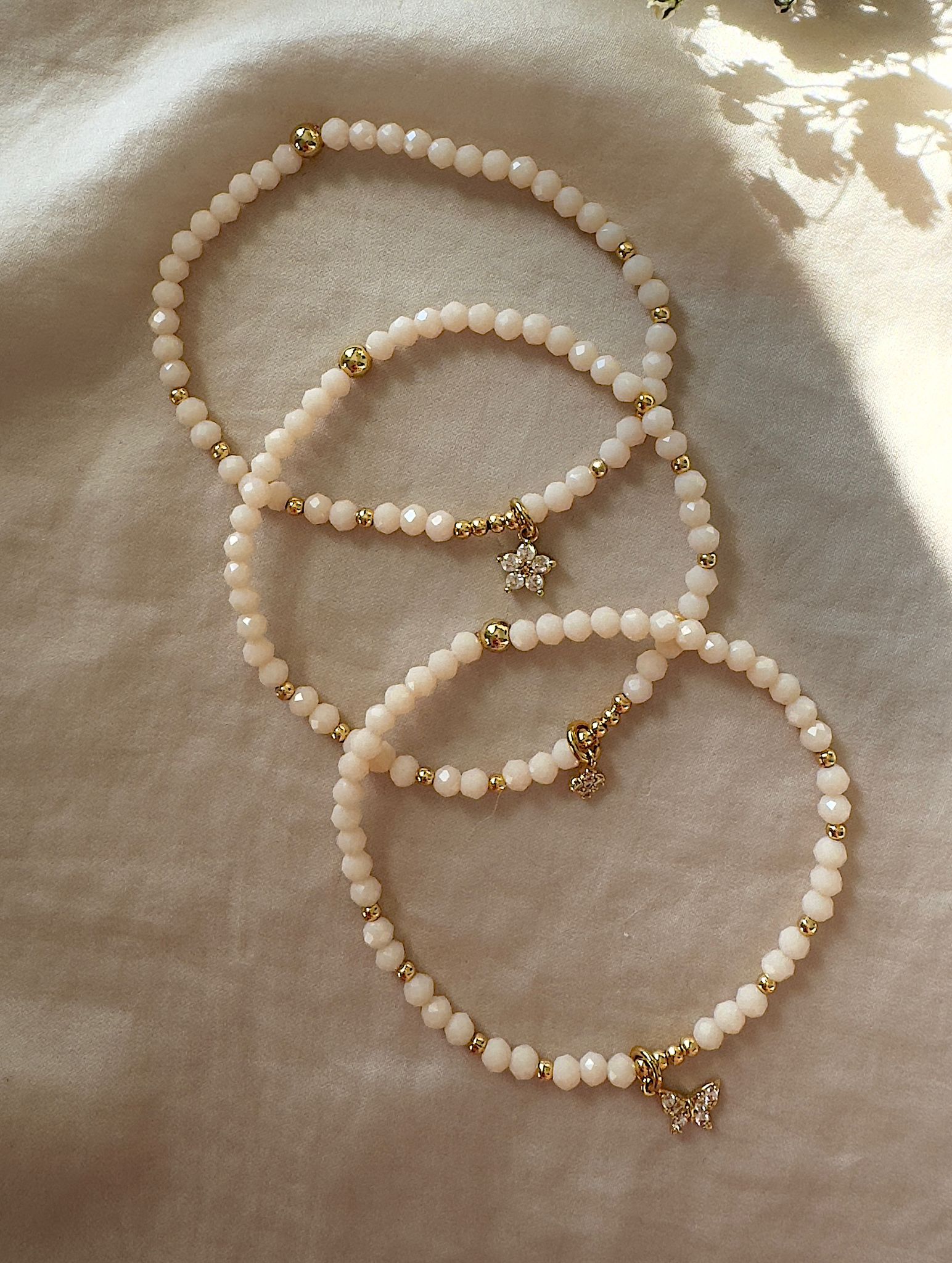 Bijou Perlen Charm Armband