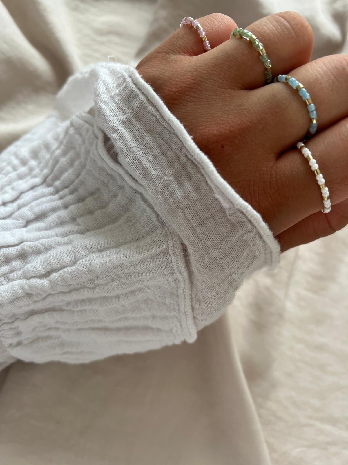 Basic Sommer Perlen Ring