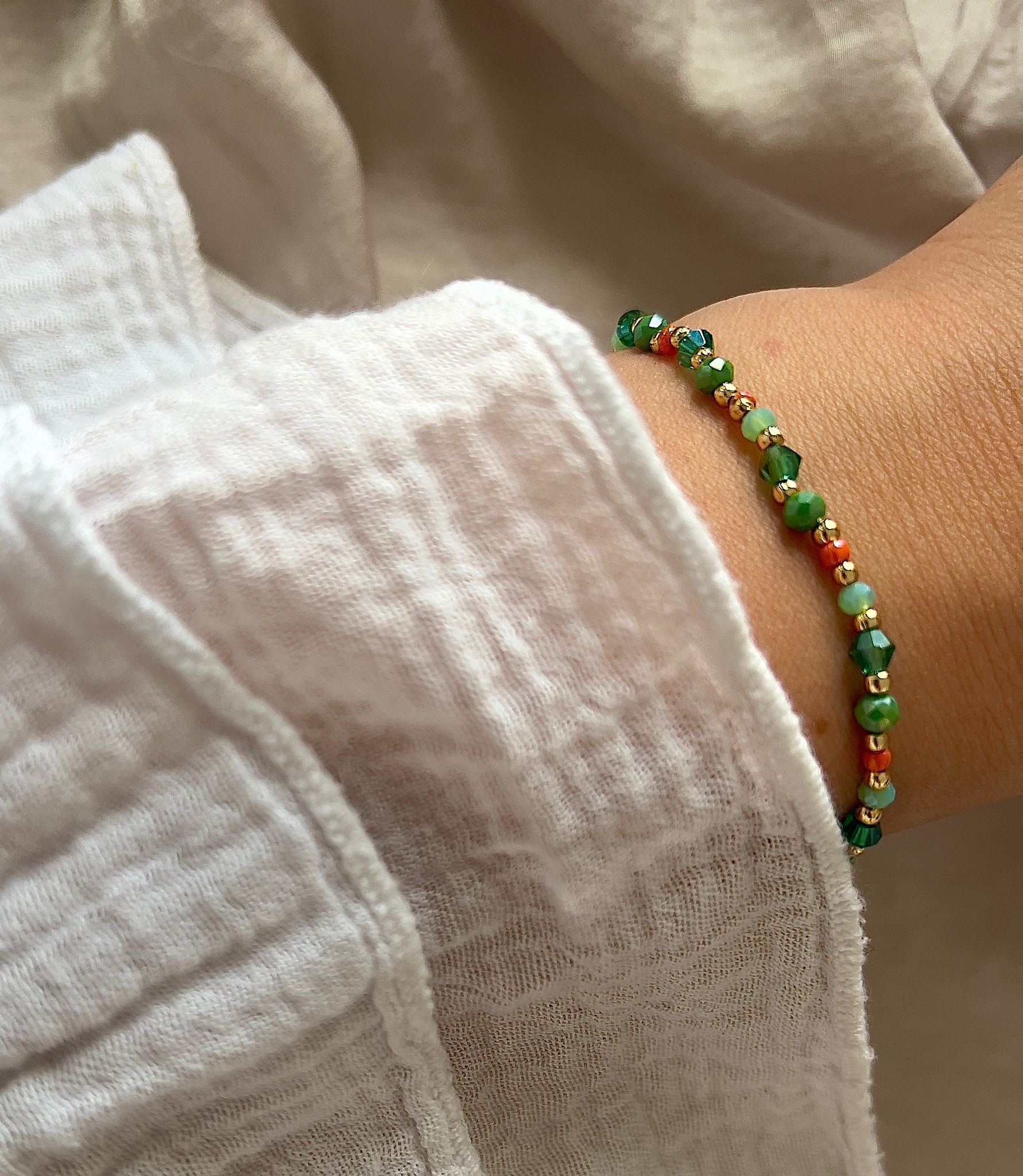Green Garden Perlen Armband